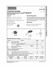 DataSheet FDD8586 pdf